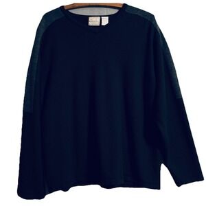 CRB Khakis VTG Merino Wool Blend Sweater XL Made in‎ Hong Kong Pullover Preppy